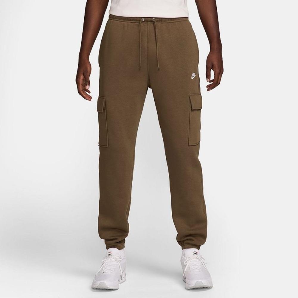 🆕 Nike Men's Sportswear Club Fleece Cargo Pants. “Mosswood Brown”, 2XL (NWT)